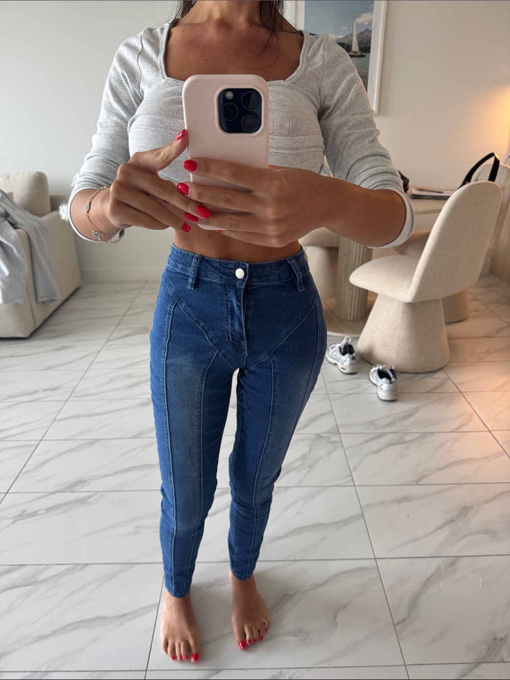 Panel jeans
